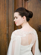 
                        
                          Load image into Gallery viewer, CLAIR DE LUNE - Floral Embroidered Cape from Gibson Bespoke
                        
                      