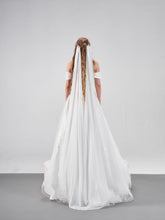 
                        
                          Load image into Gallery viewer, AELLA - Draped Chiffon Veil from Davie &amp; Chiyo
                        
                      