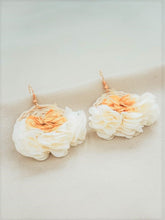 
                        
                          Load image into Gallery viewer, GRACE Floral Ruffle Boho Hanging Earrings
                        
                      