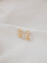 
                        
                          Load image into Gallery viewer, KAYLIE Gold-plated Chain Stud Earrings
                        
                      