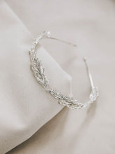 
                        
                          Load image into Gallery viewer, KELLY Angel Wings Swarovski Crystal Headband / Tiarra
                        
                      