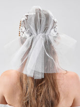 
                        
                          Load image into Gallery viewer, MELISSA Birdcage Veil / Mesh Headband
                        
                      