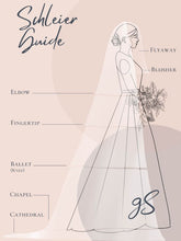 
                        
                          Load image into Gallery viewer, ALICE - Pleated Chic Veil from Davie &amp; Chiyo
                        
                      